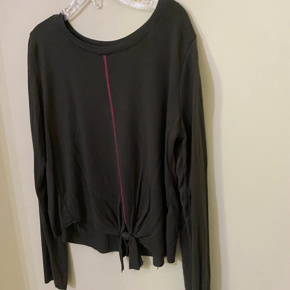 Dark green long sleeve shirt